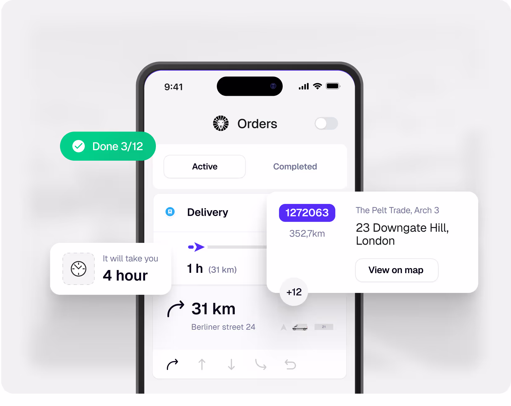 Driver mobile app